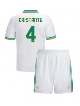 AS Roma Bryan Cristante #4 Replika Tredje Kläder Barn 2025-26 Kortärmad (+ byxor)
